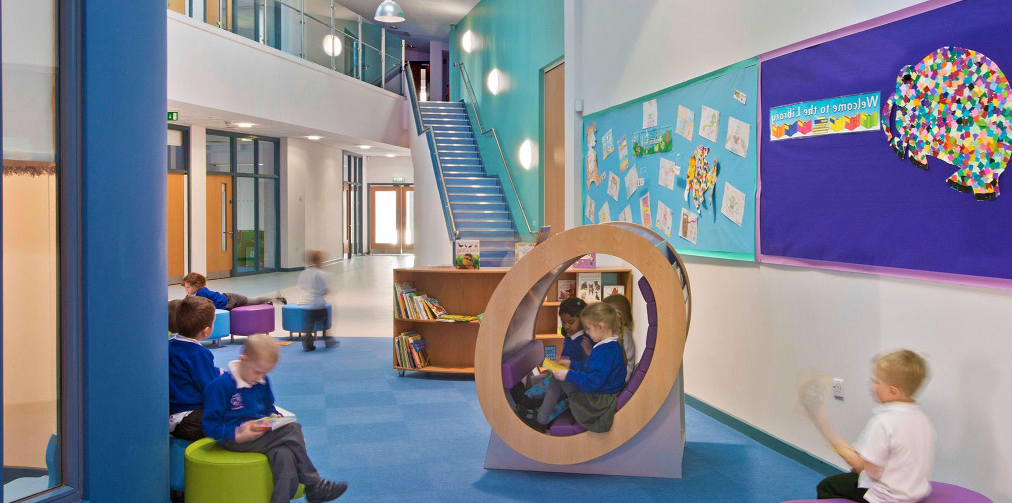 Blackpool Gateway Academy School seating area